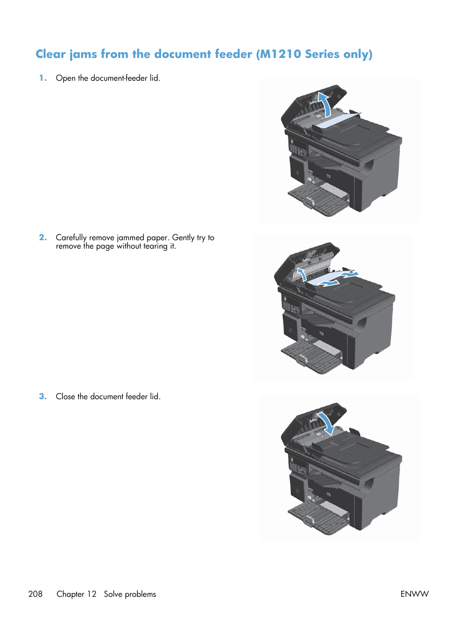 HP laserjet m1212nf User Manual | Page 222 / 284