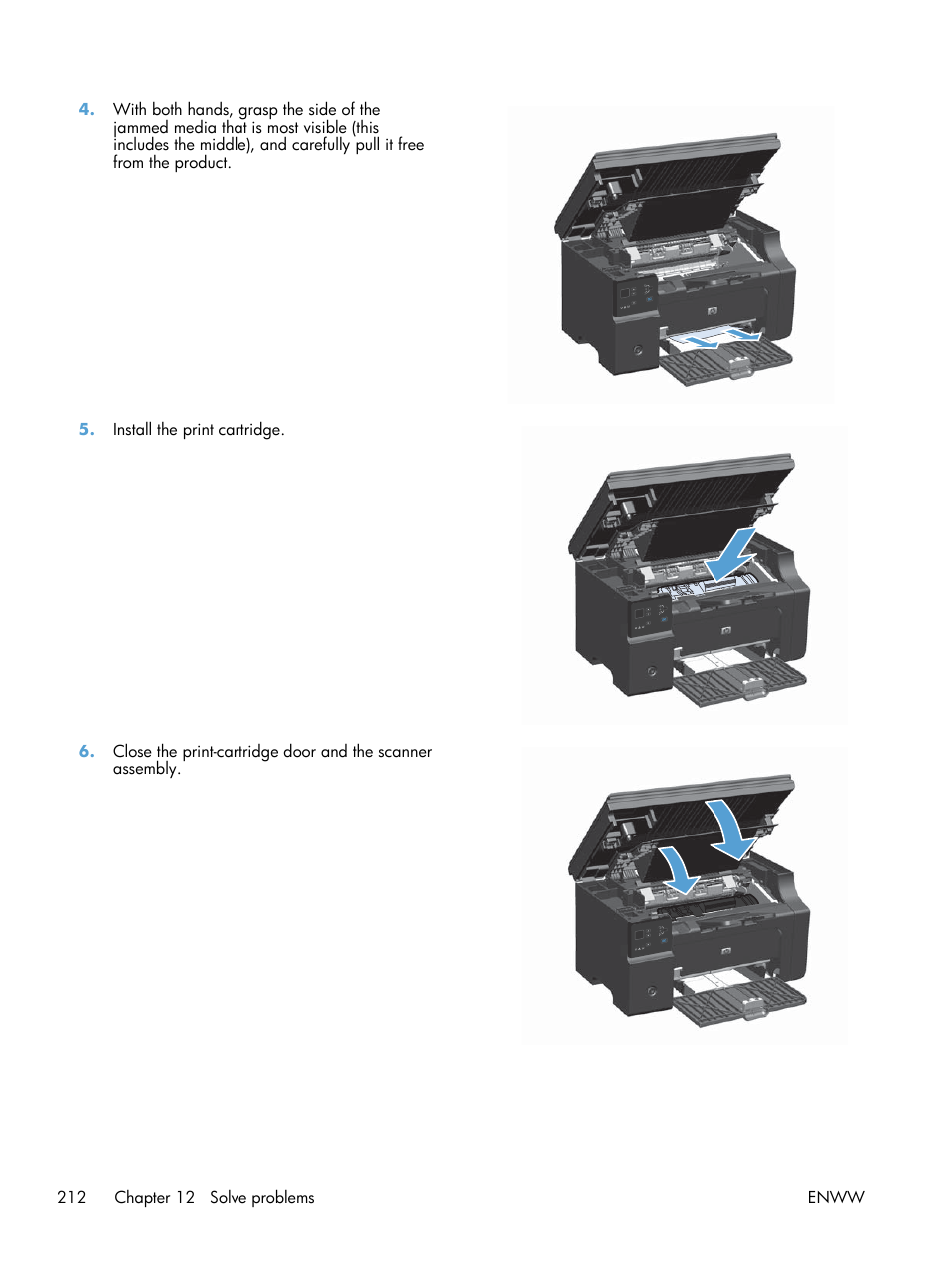 HP laserjet m1212nf User Manual | Page 226 / 284