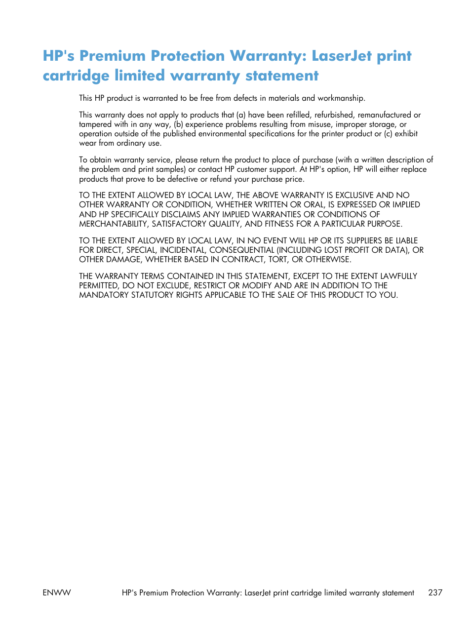 HP laserjet m1212nf User Manual | Page 251 / 284