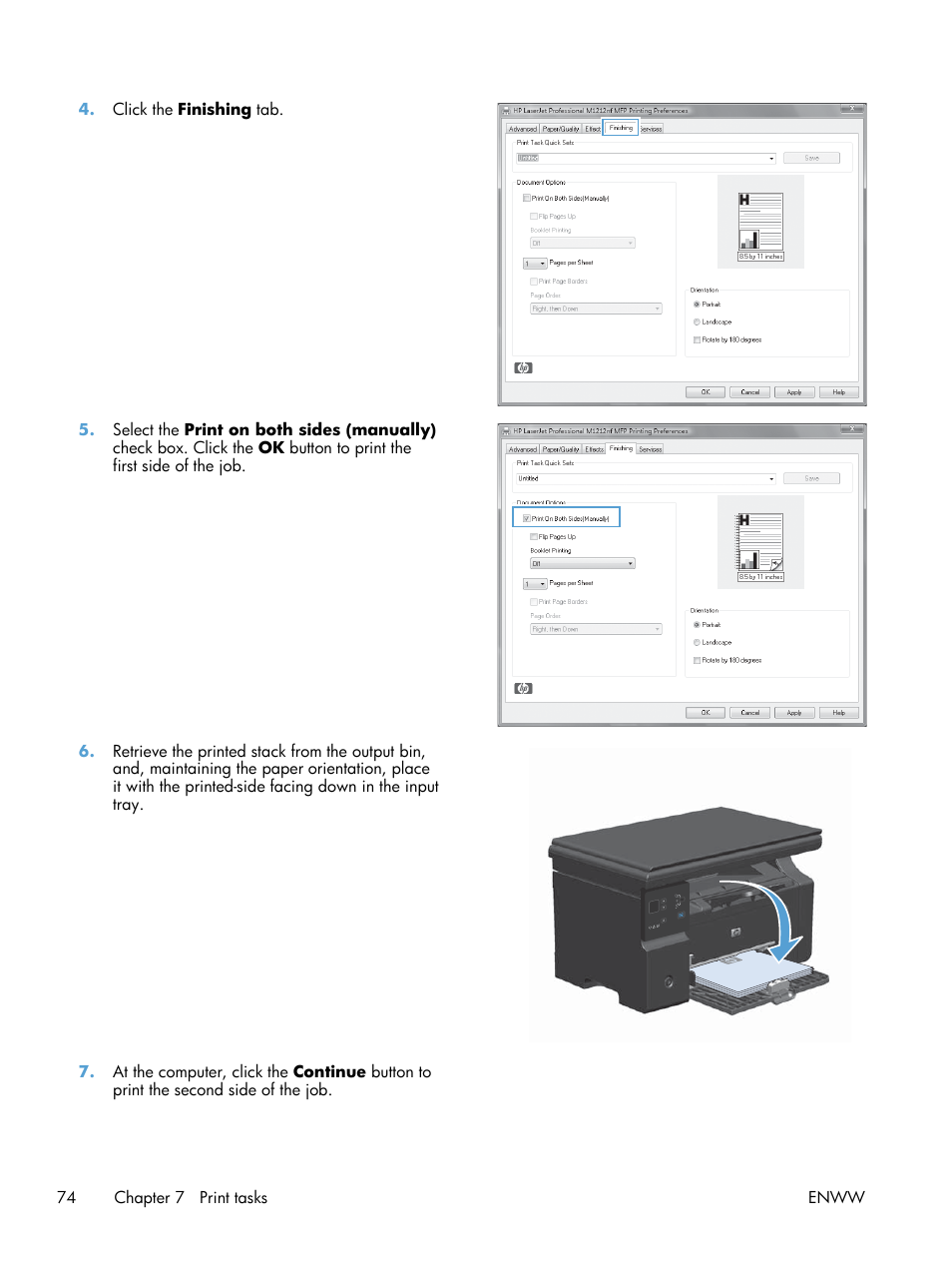 HP laserjet m1212nf User Manual | Page 88 / 284