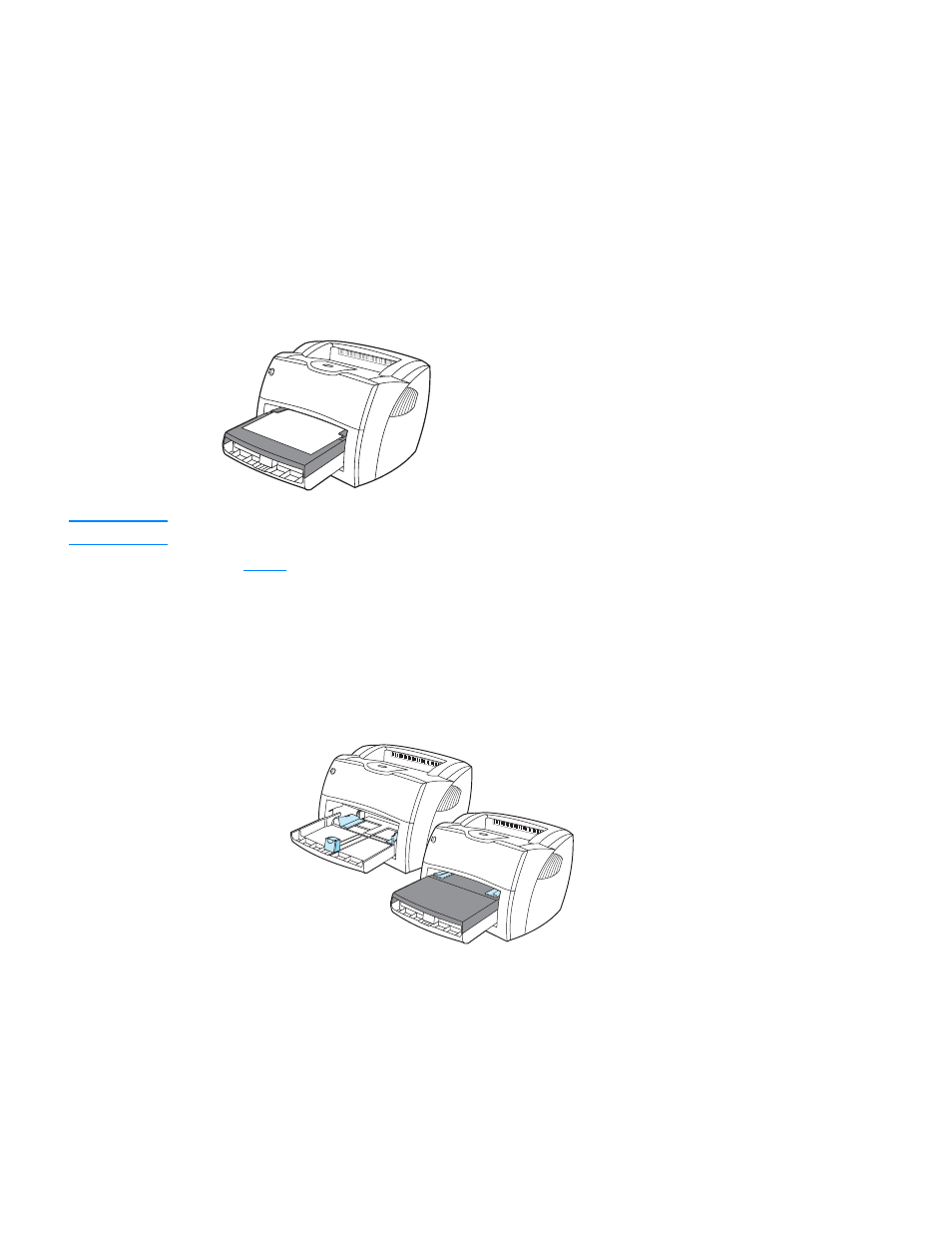 Media paths, Main input tray, Priority input tray | Printer media guides | HP LaserJet 1300 User Manual | Page 17 / 162