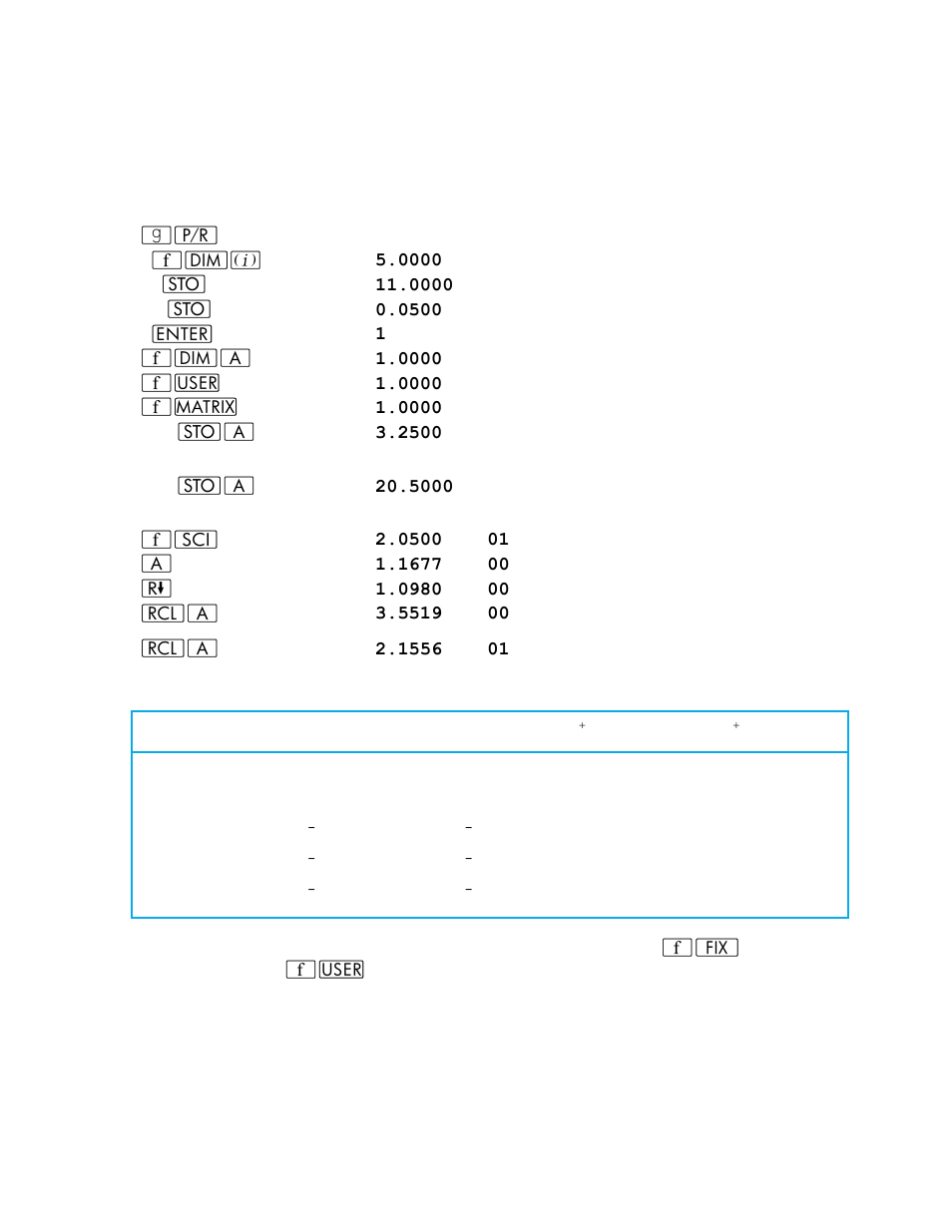 Solving a large system of complex equations, Keystrokes display, K|| f ( x ) | HP 15c User Manual | Page 107 / 186