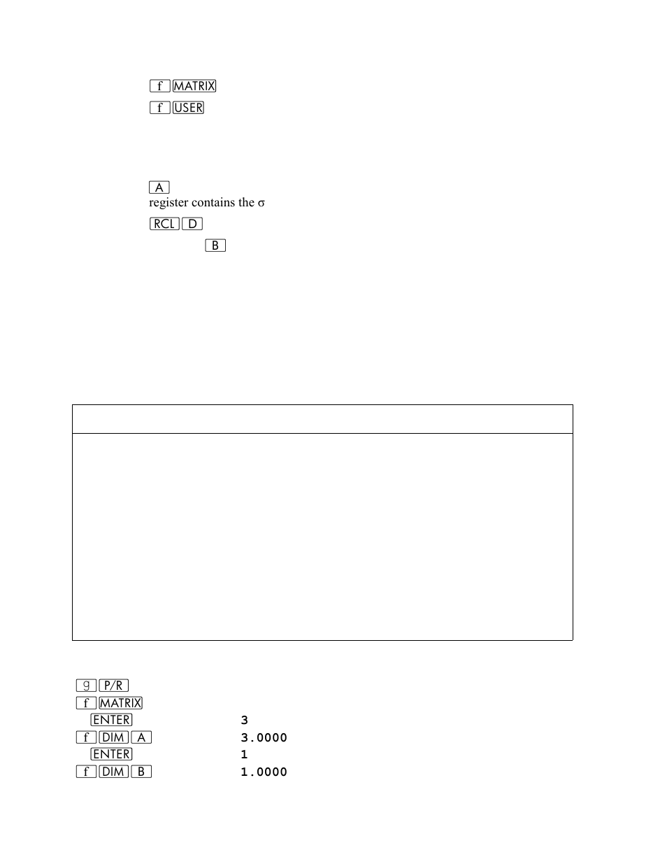 Keystrokes display | HP 15c User Manual | Page 116 / 186