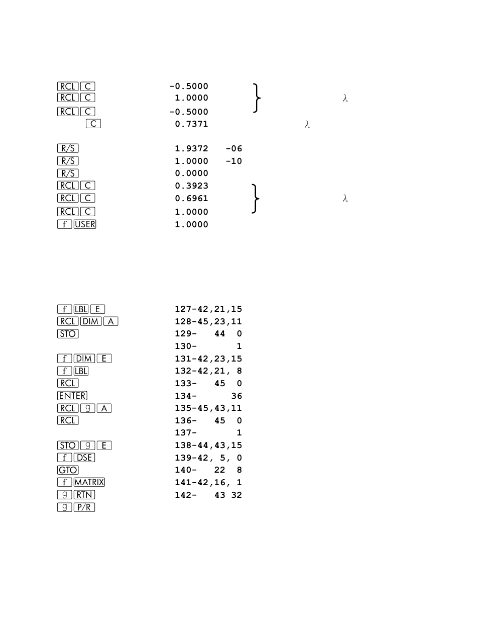 HP 15c User Manual | Page 134 / 186