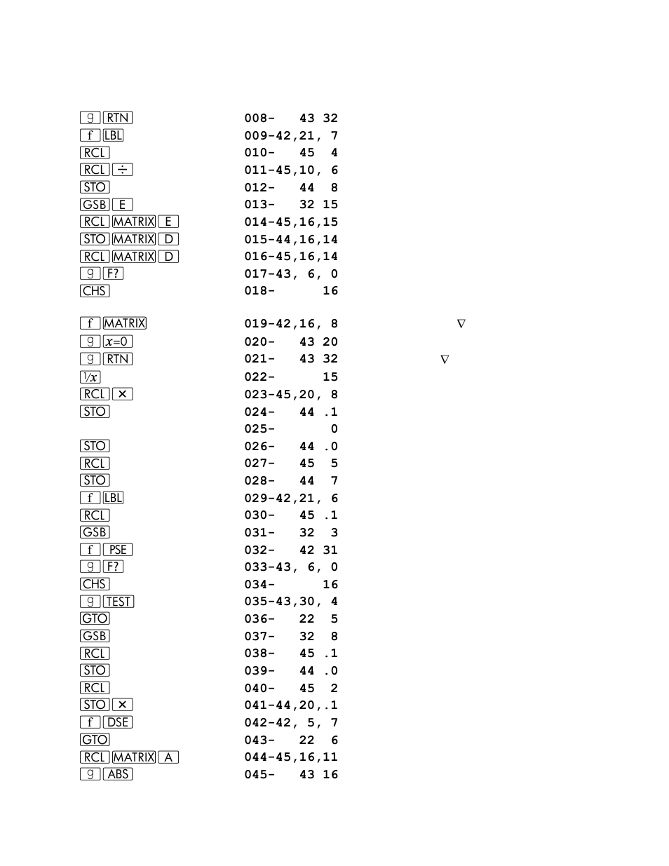 HP 15c User Manual | Page 138 / 186