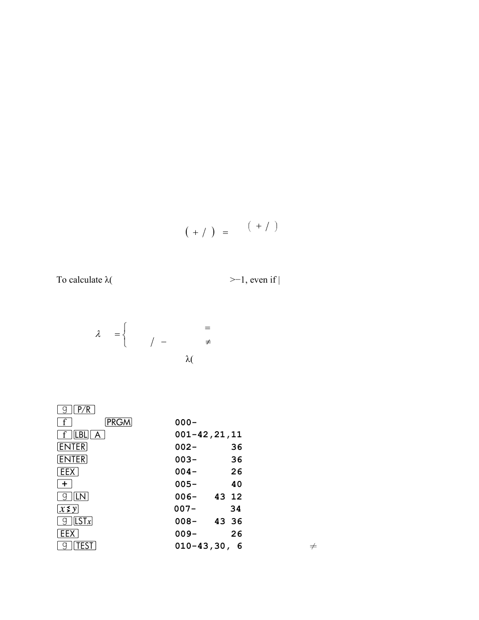 Keystrokes display | HP 15c User Manual | Page 152 / 186