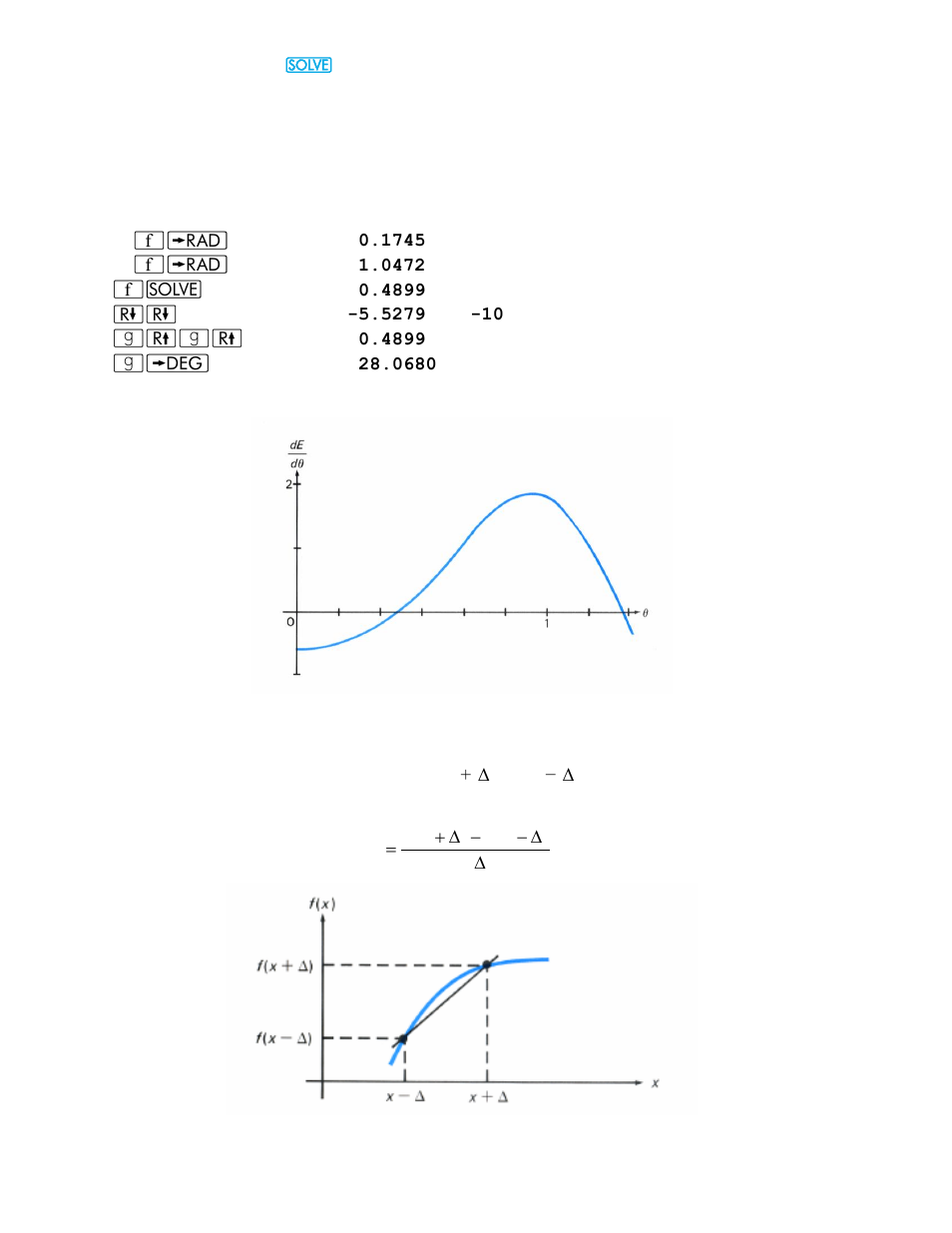 Using an approximate slope | HP 15c User Manual | Page 20 / 186
