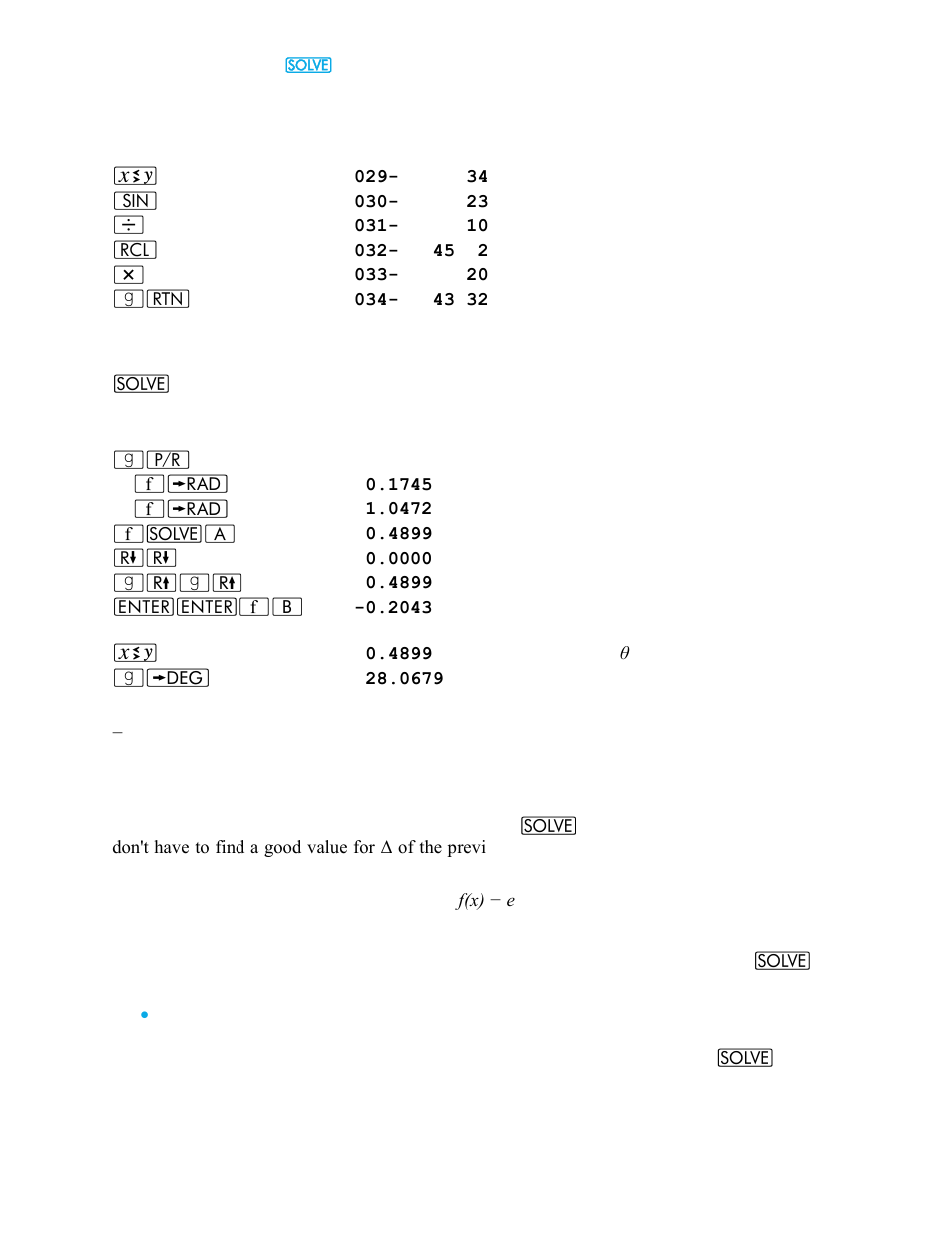 Using repeated estimation | HP 15c User Manual | Page 22 / 186