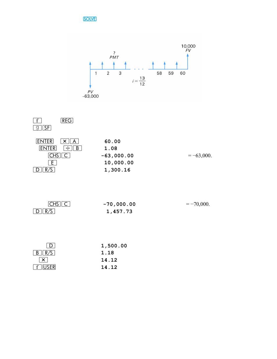 Discounted cash flow analysis | HP 15c User Manual | Page 34 / 186