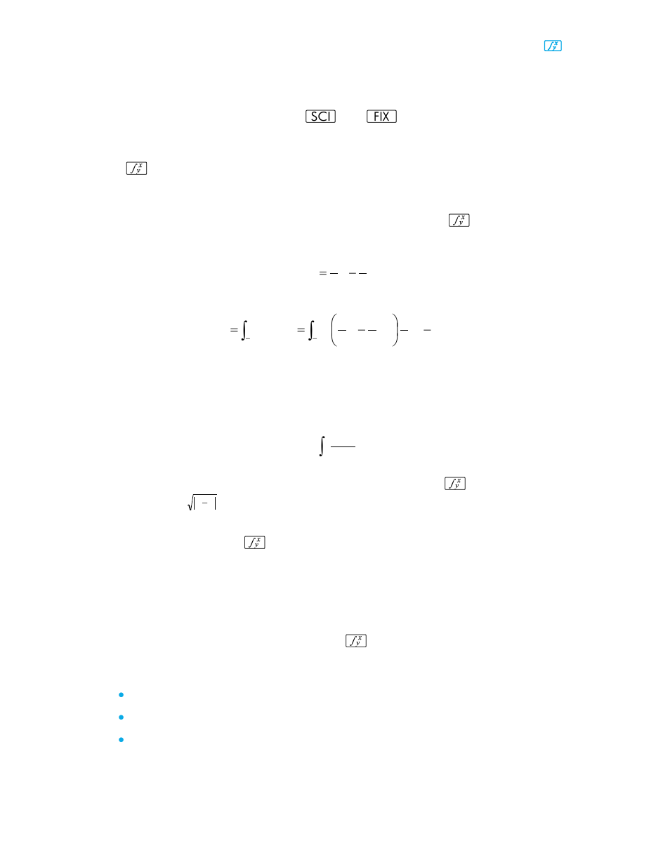 Accuracy of the function to be integrated | HP 15c User Manual | Page 41 / 186