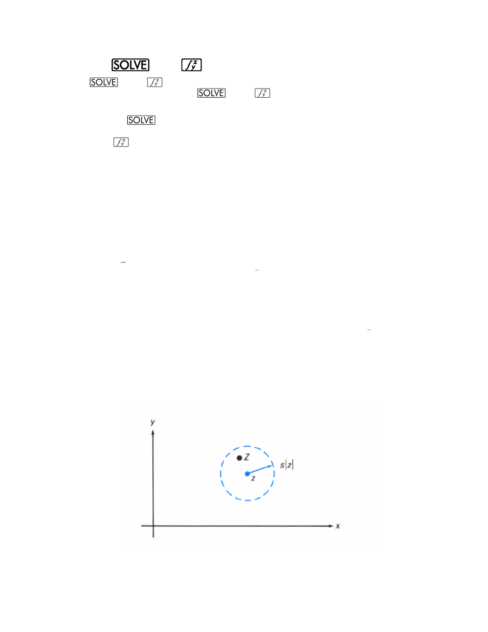 Using _ and f in complex mode, Accuracy in complex mode | HP 15c User Manual | Page 63 / 186