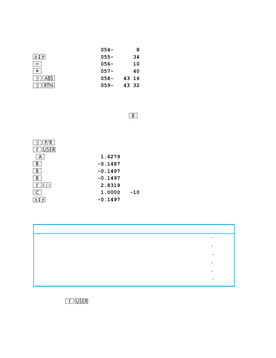 Keystrokes display | HP 15c User Manual | Page 72 / 186