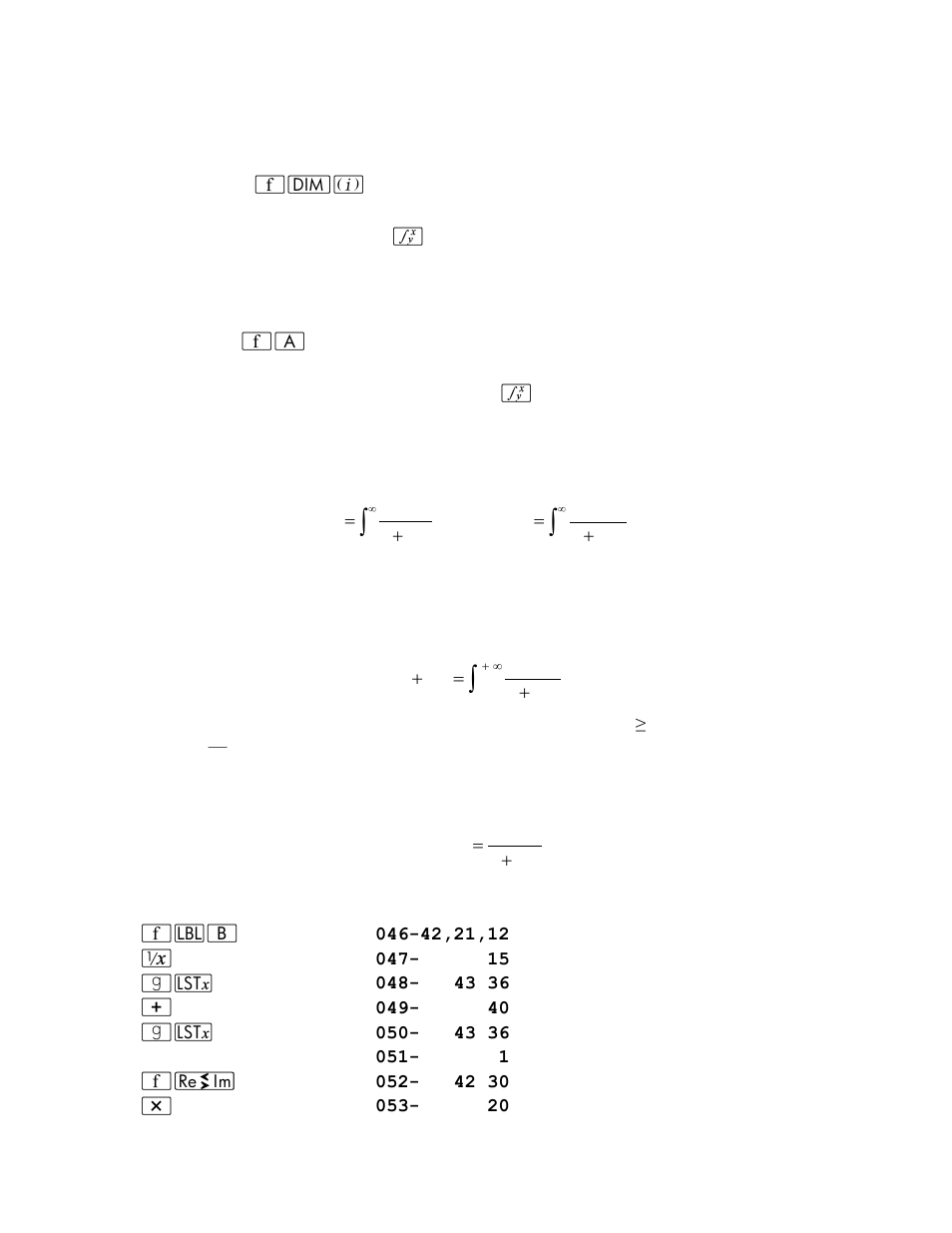 Keystrokes display | HP 15c User Manual | Page 75 / 186