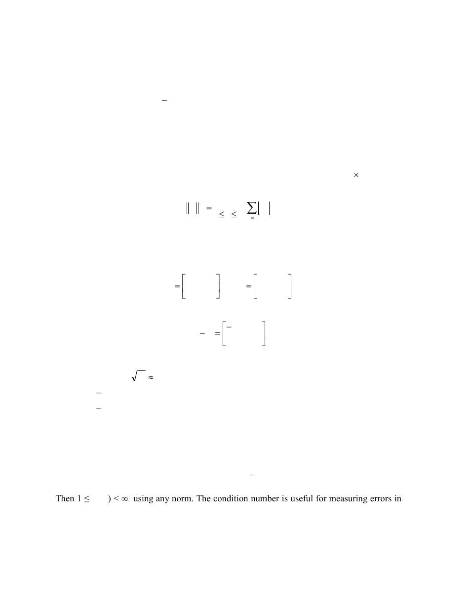 Ill-conditioned matrices and the condition number | HP 15c User Manual | Page 84 / 186