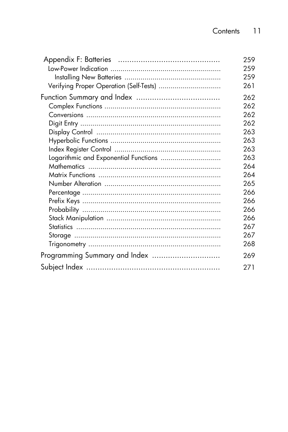 HP 15c User Manual | Page 11 / 288