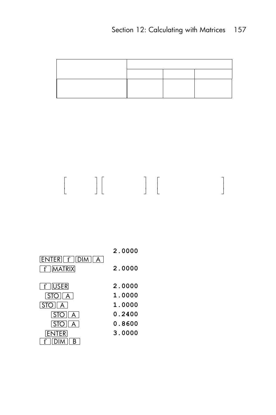 Or ad = b | HP 15c User Manual | Page 157 / 288