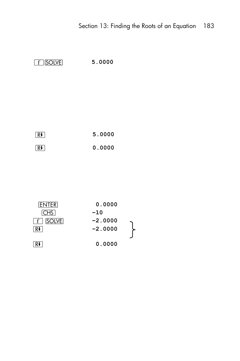 HP 15c User Manual | Page 183 / 288