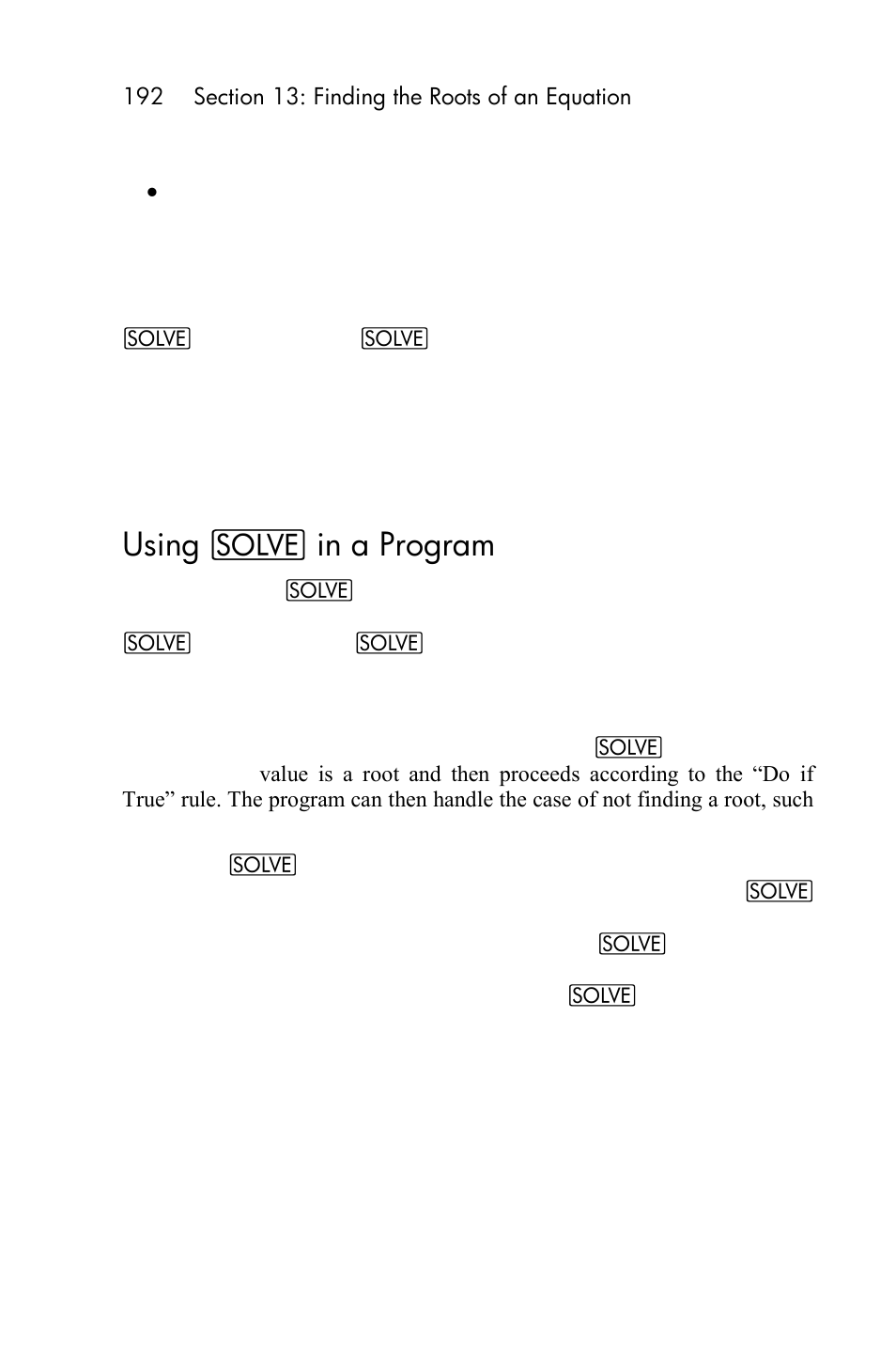 Using _ in a program | HP 15c User Manual | Page 192 / 288