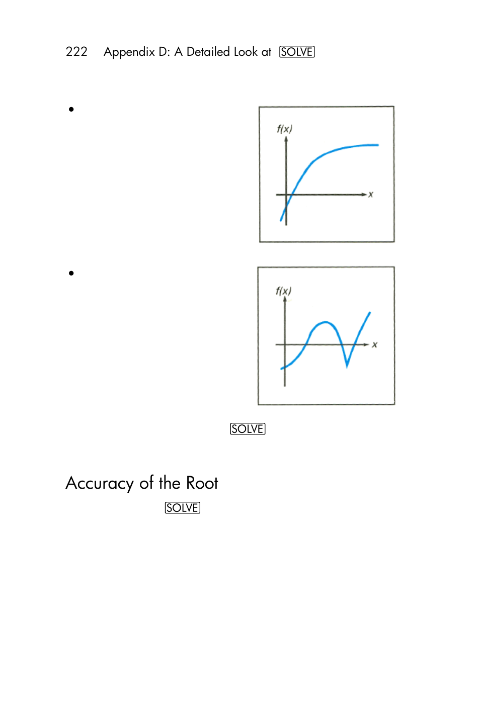 Accuracy of the root | HP 15c User Manual | Page 222 / 288