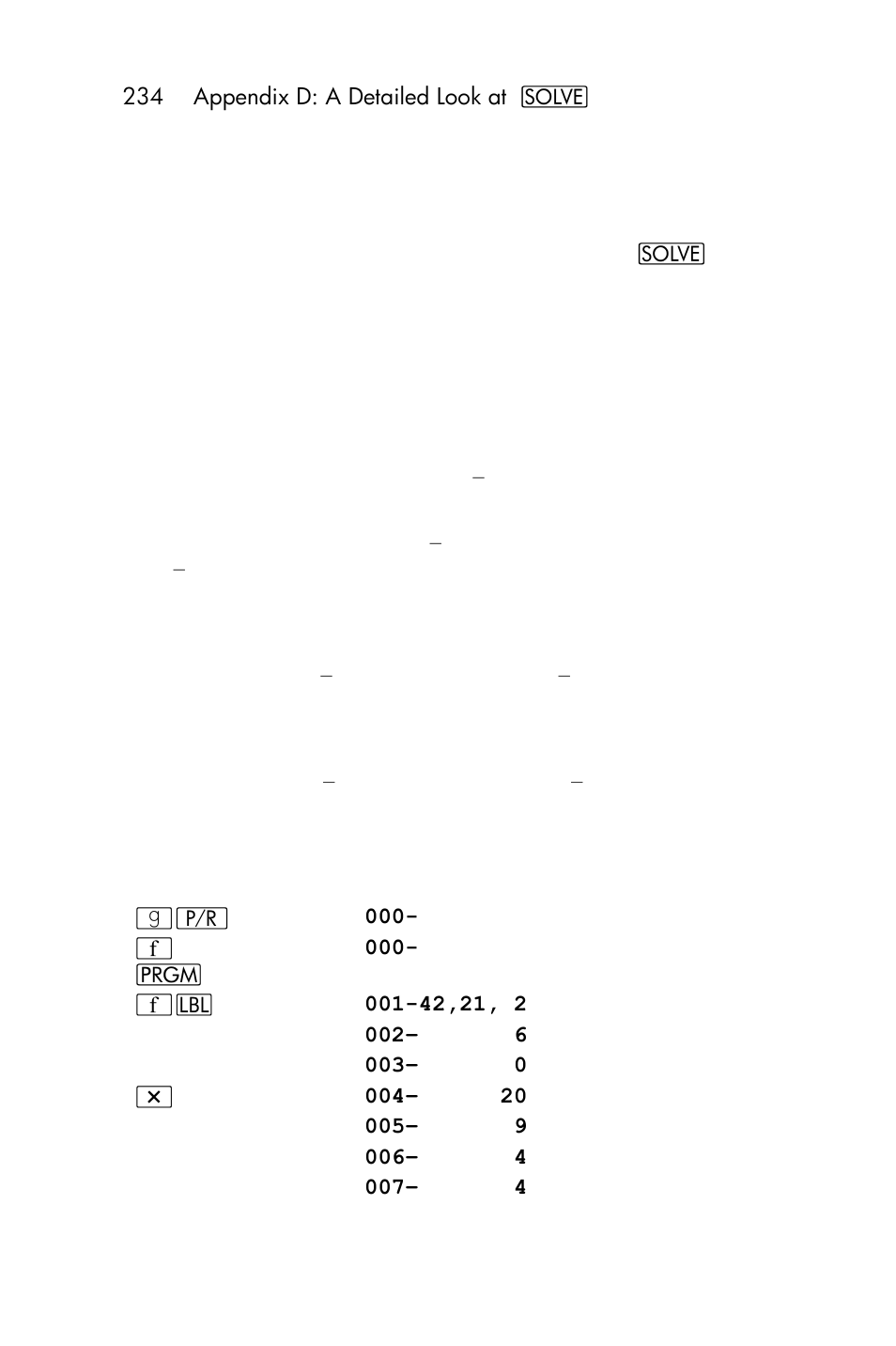 Finding several roots | HP 15c User Manual | Page 234 / 288