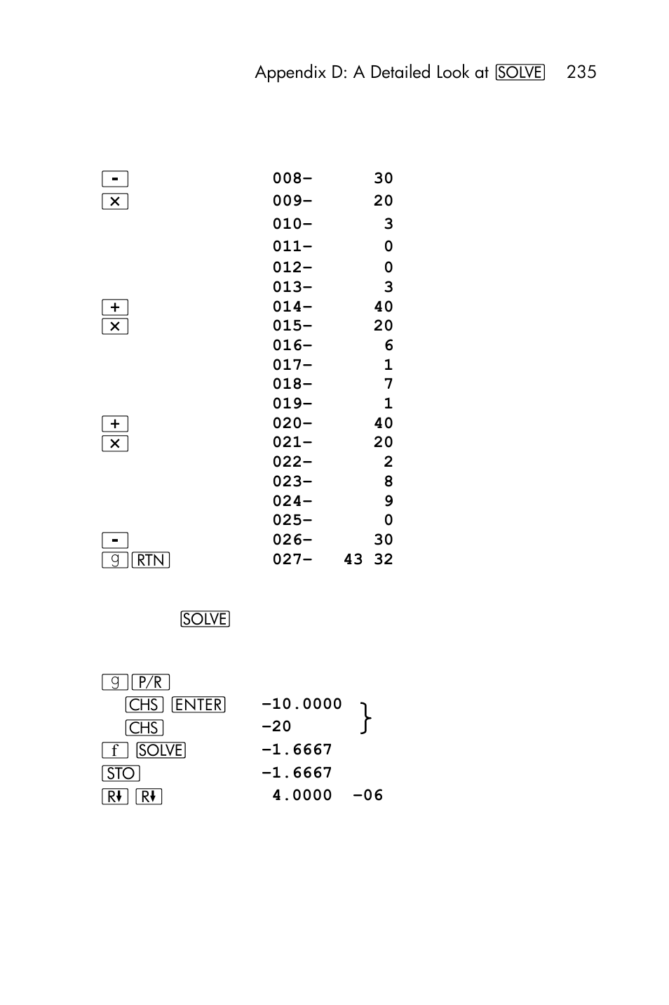 HP 15c User Manual | Page 235 / 288