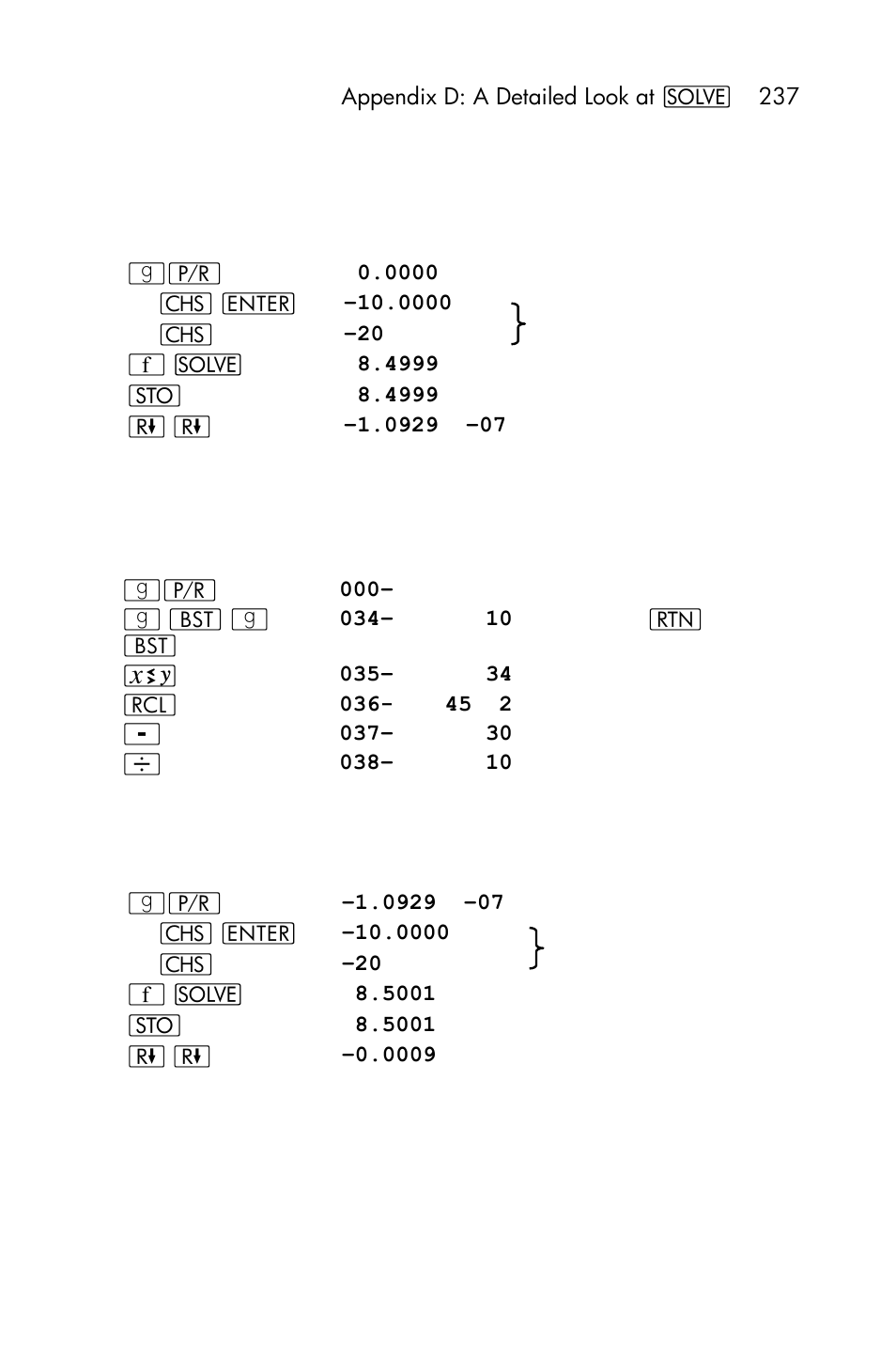 HP 15c User Manual | Page 237 / 288