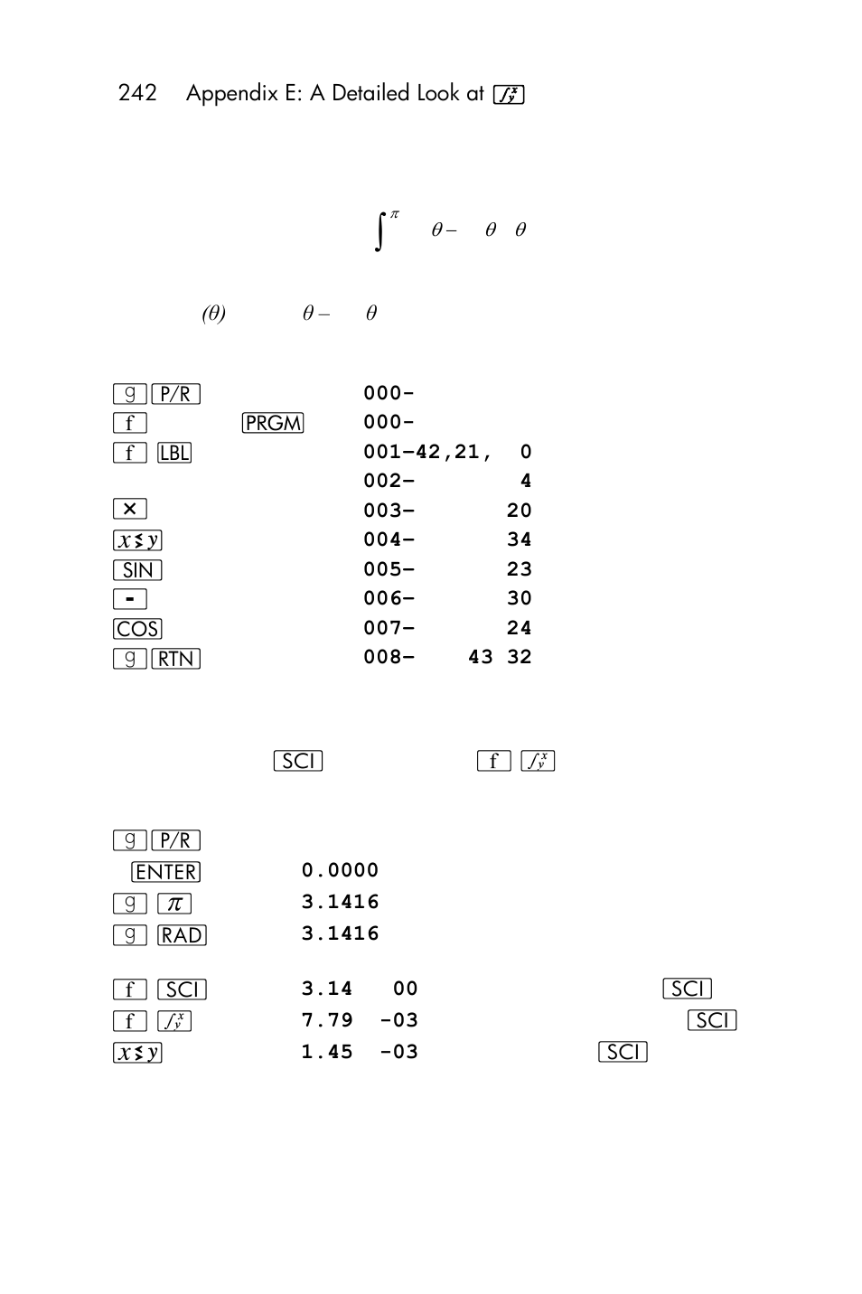 Accuracy, uncertainty, and calculation time | HP 15c User Manual | Page 242 / 288