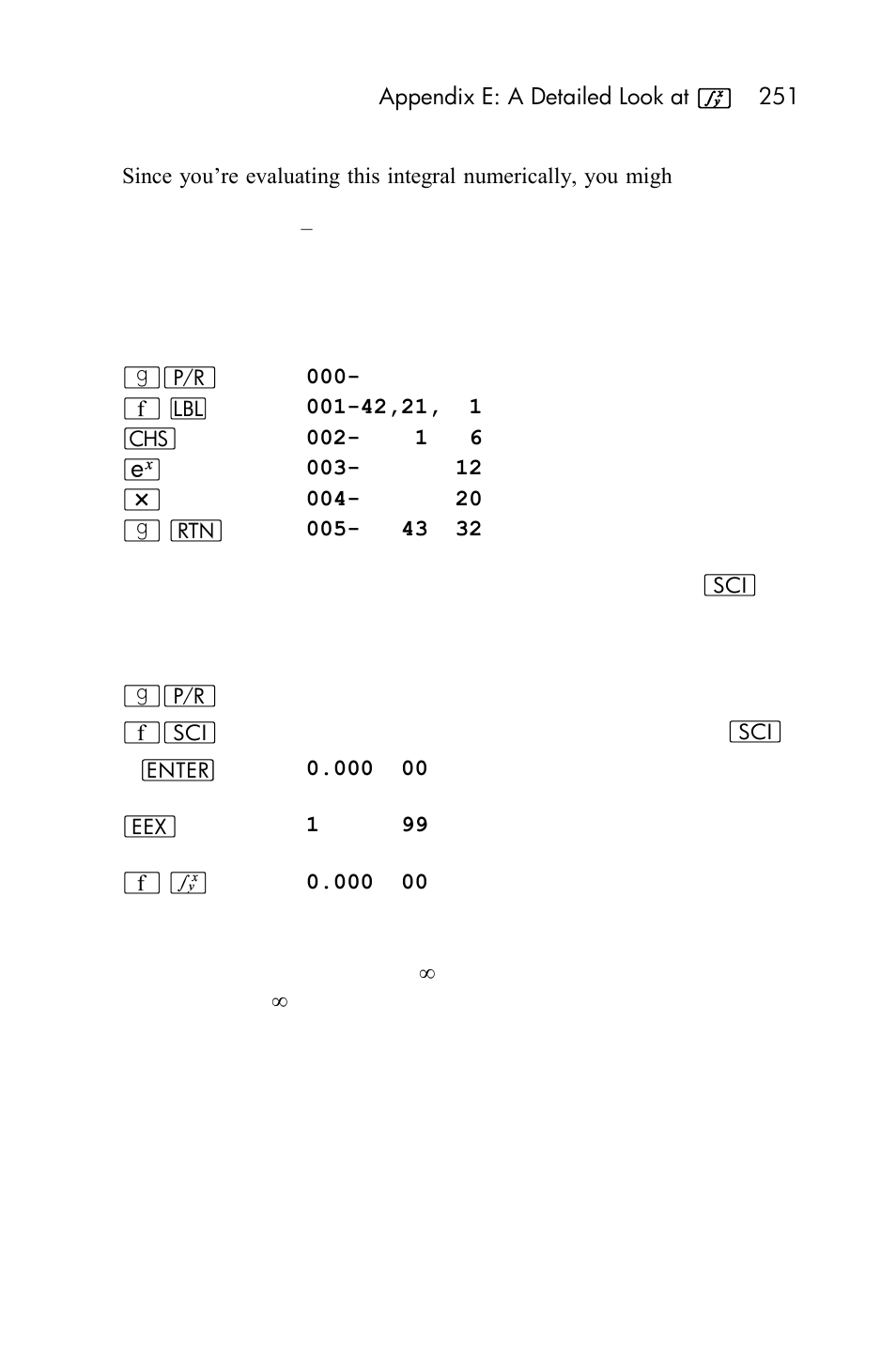 HP 15c User Manual | Page 251 / 288