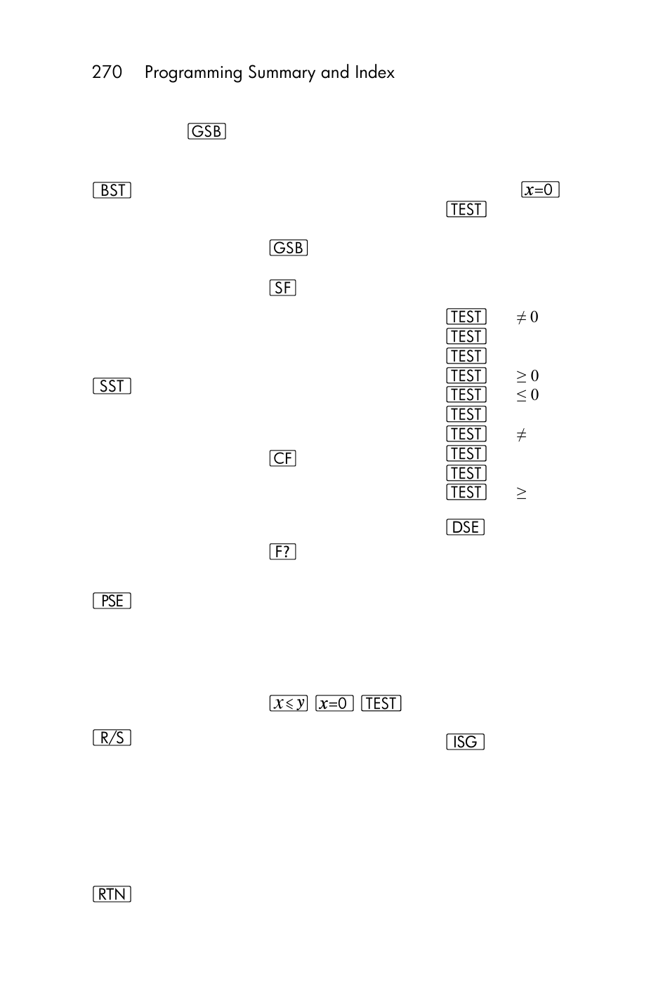 HP 15c User Manual | Page 270 / 288