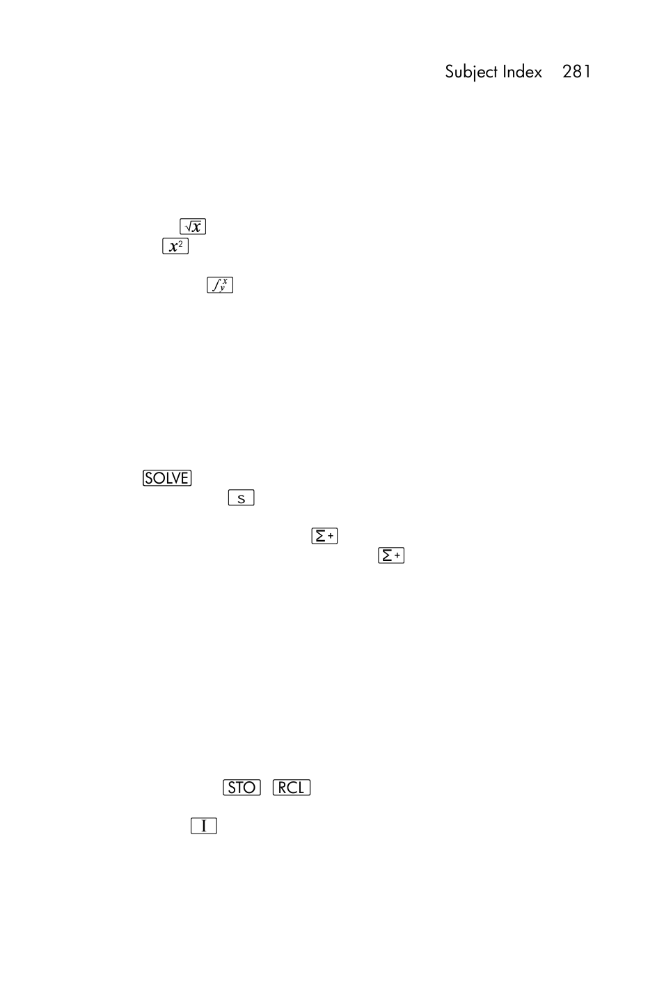 HP 15c User Manual | Page 281 / 288