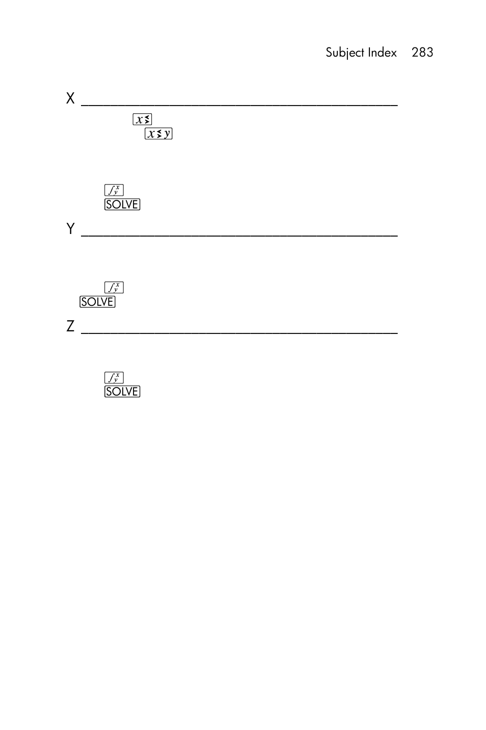 HP 15c User Manual | Page 283 / 288