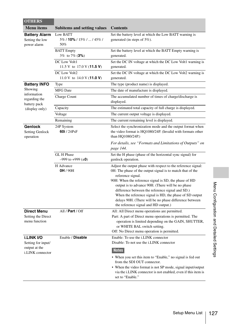 Sony PMW-EX3 User Manual | Page 127 / 162
