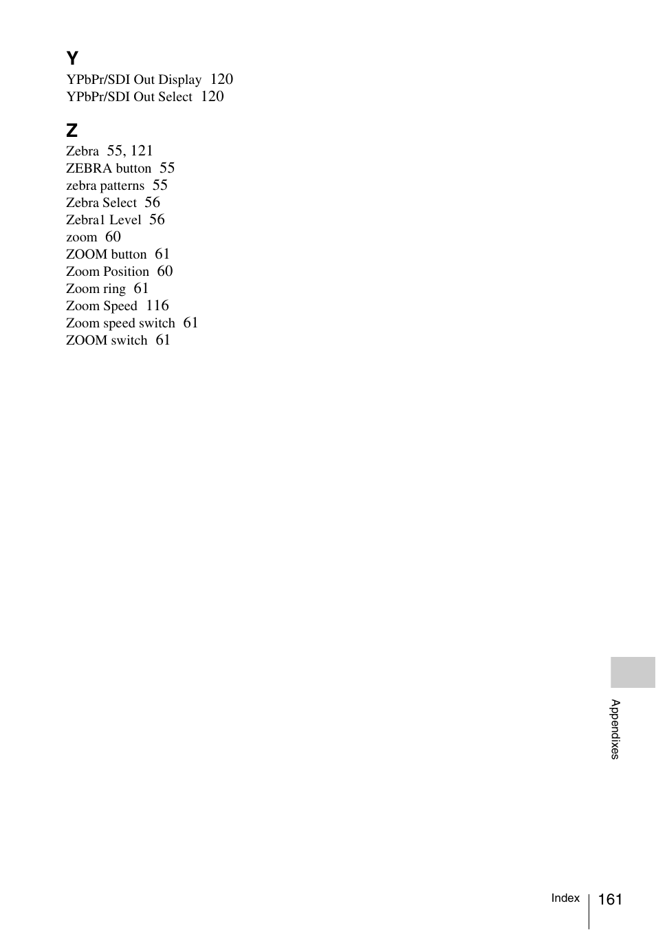 Sony PMW-EX3 User Manual | Page 161 / 162