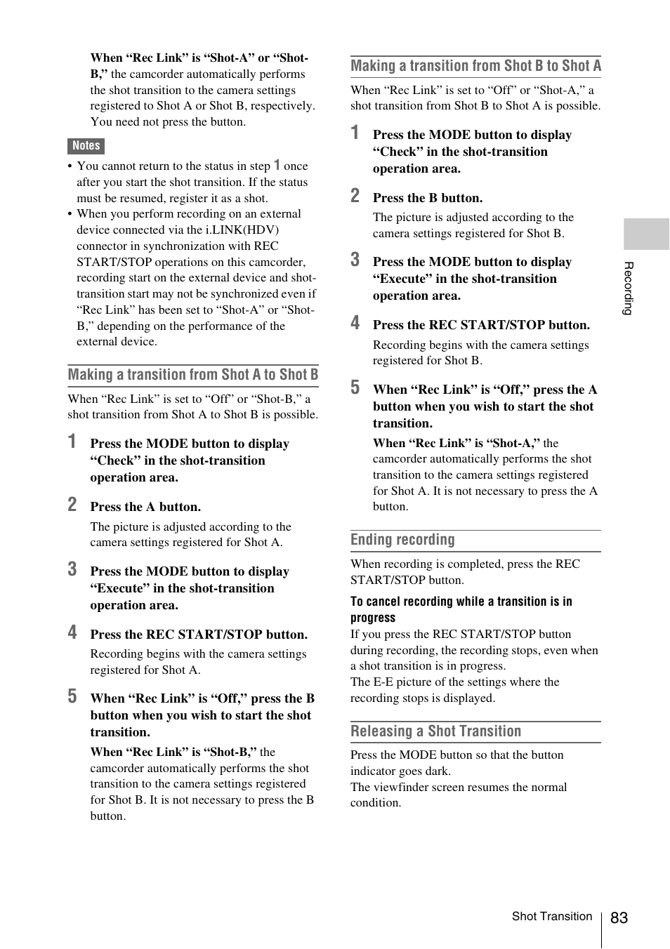 Sony PMW-EX3 User Manual | Page 83 / 162
