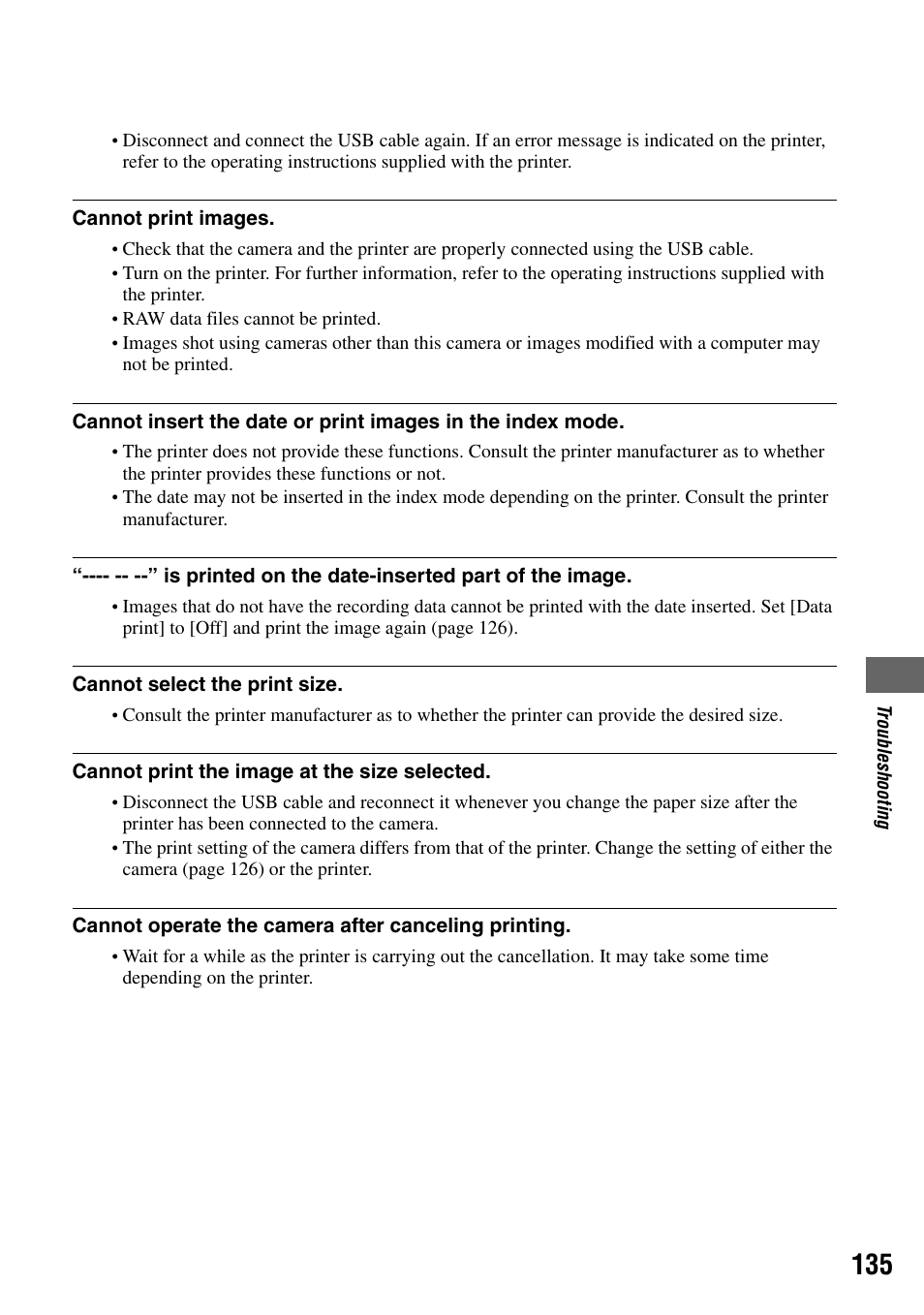 Sony DSLR-A100 User Manual | Page 135 / 159