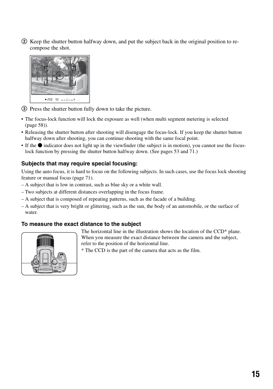 Sony DSLR-A100 User Manual | Page 15 / 159