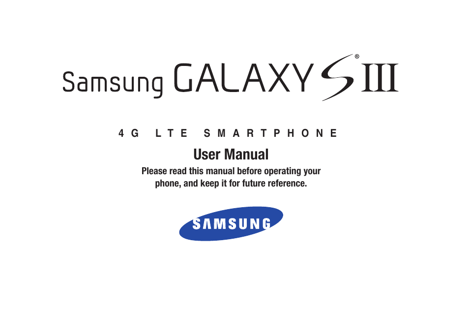 Samsung Galaxy S III User Manual | 232 pages