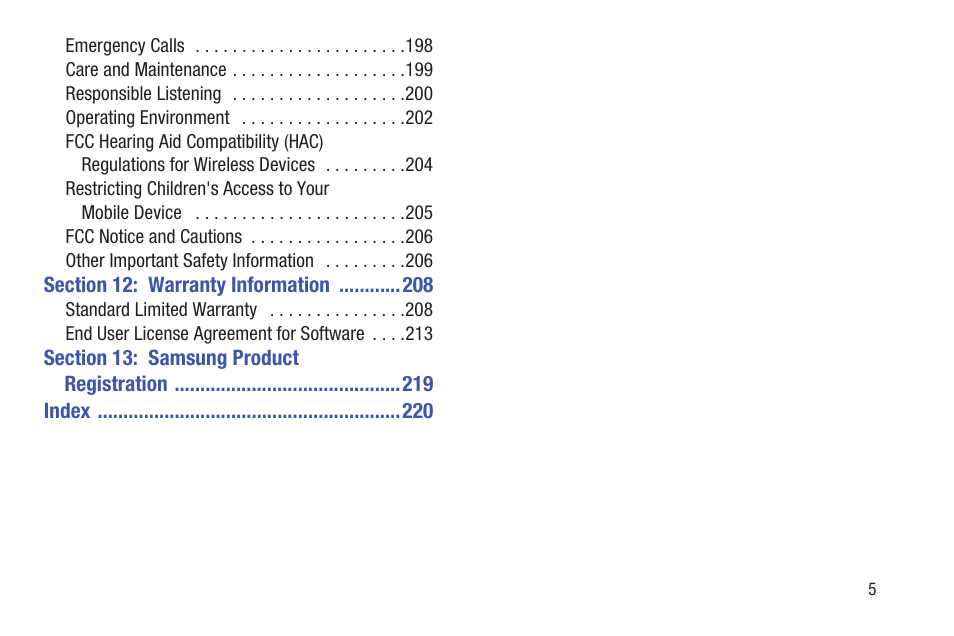 Samsung Galaxy S III User Manual | Page 11 / 232