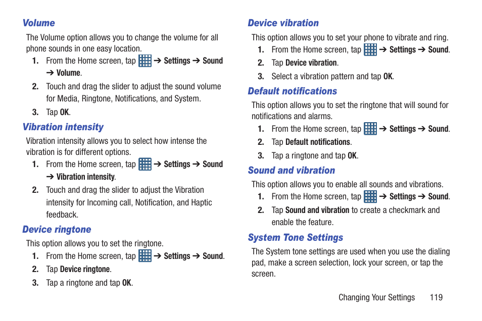 Samsung Galaxy S III User Manual | Page 125 / 232