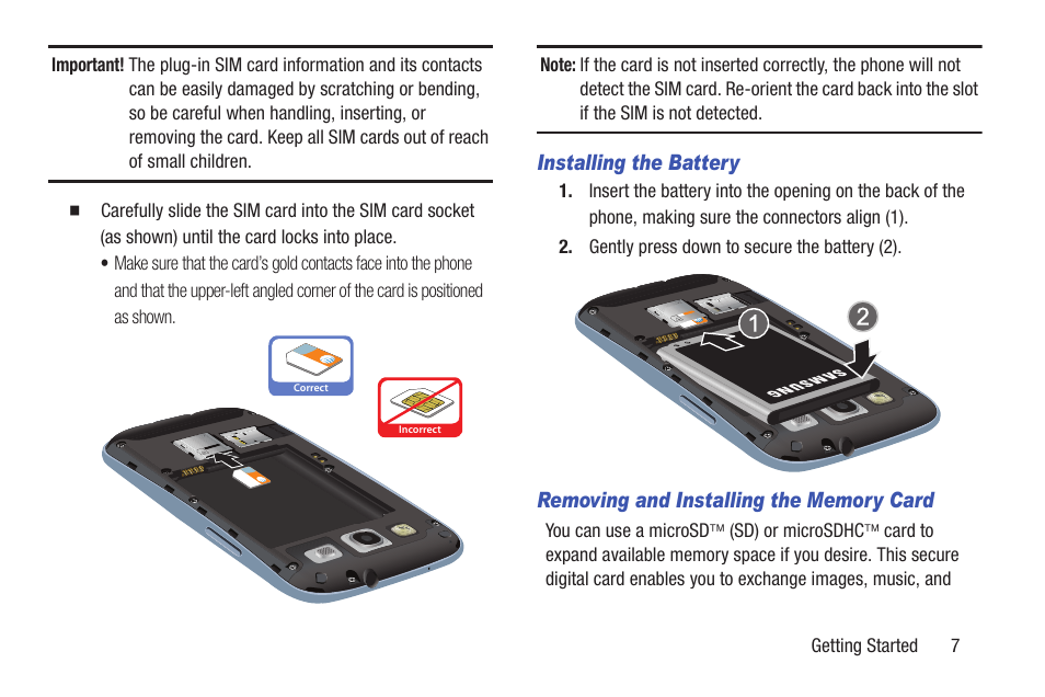 Samsung Galaxy S III User Manual | Page 13 / 232