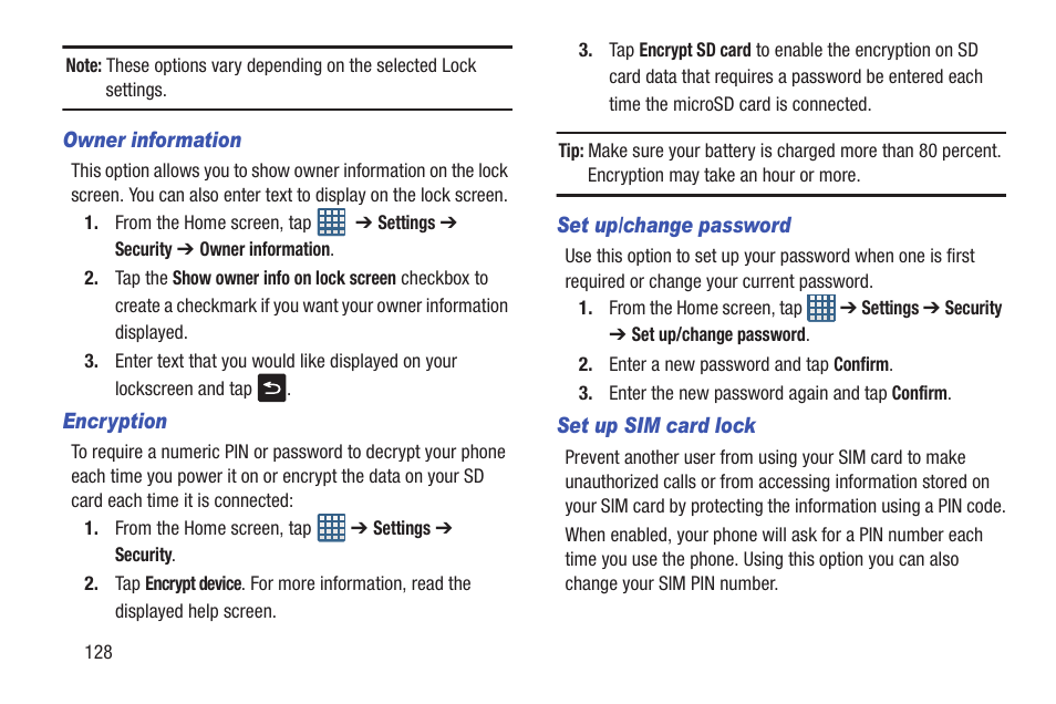 Samsung Galaxy S III User Manual | Page 134 / 232