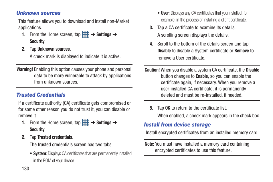 Samsung Galaxy S III User Manual | Page 136 / 232