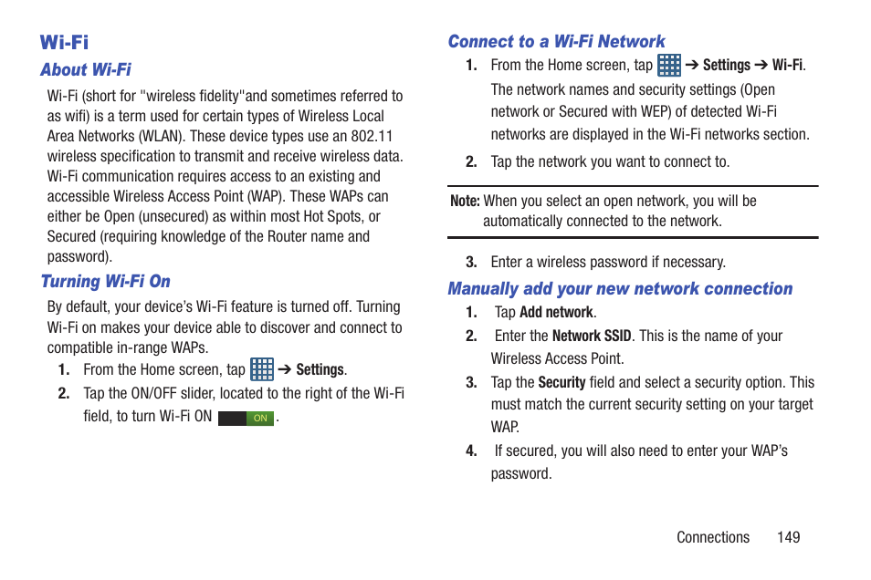 Wi-fi, Ks. for more | Samsung Galaxy S III User Manual | Page 155 / 232