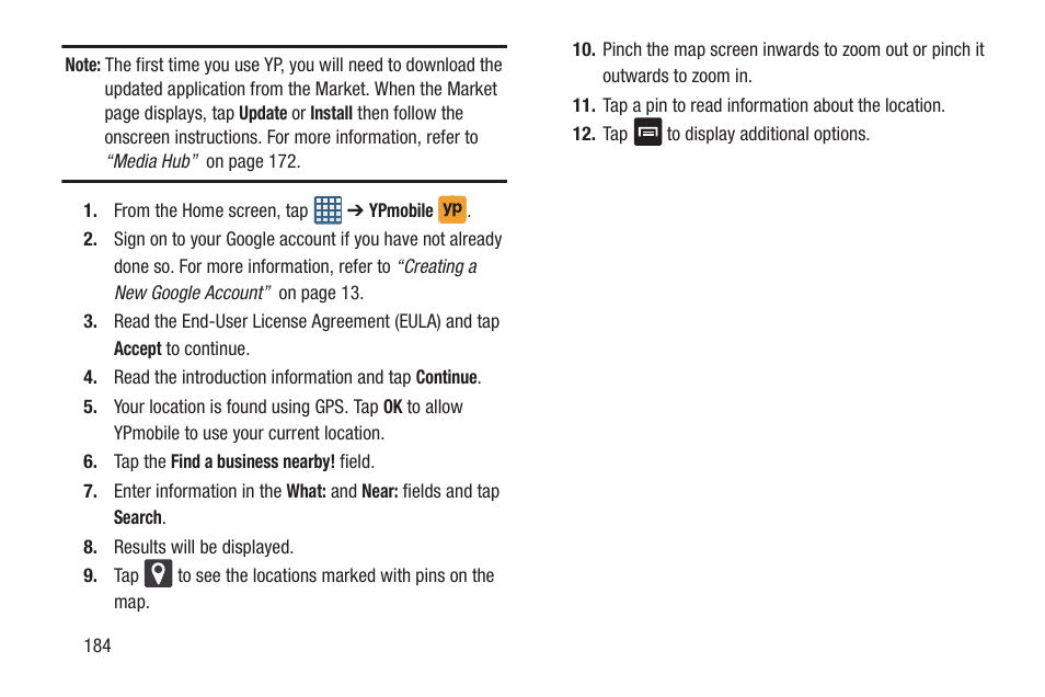 Samsung Galaxy S III User Manual | Page 190 / 232