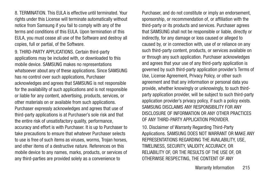 Samsung Galaxy S III User Manual | Page 221 / 232