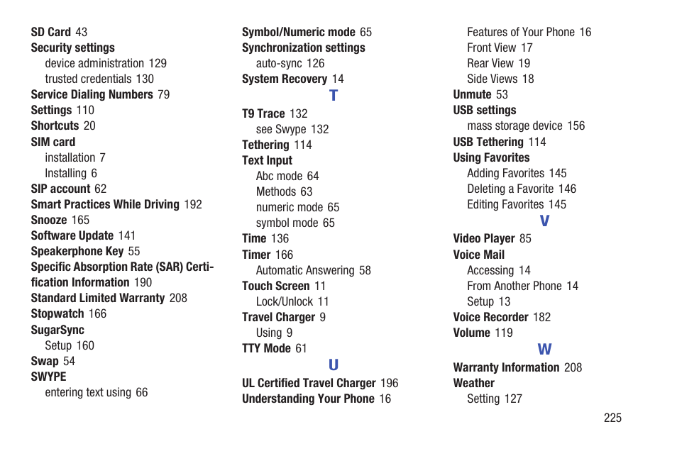 Samsung Galaxy S III User Manual | Page 231 / 232