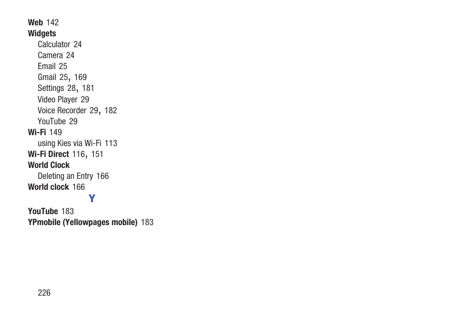 Samsung Galaxy S III User Manual | Page 232 / 232