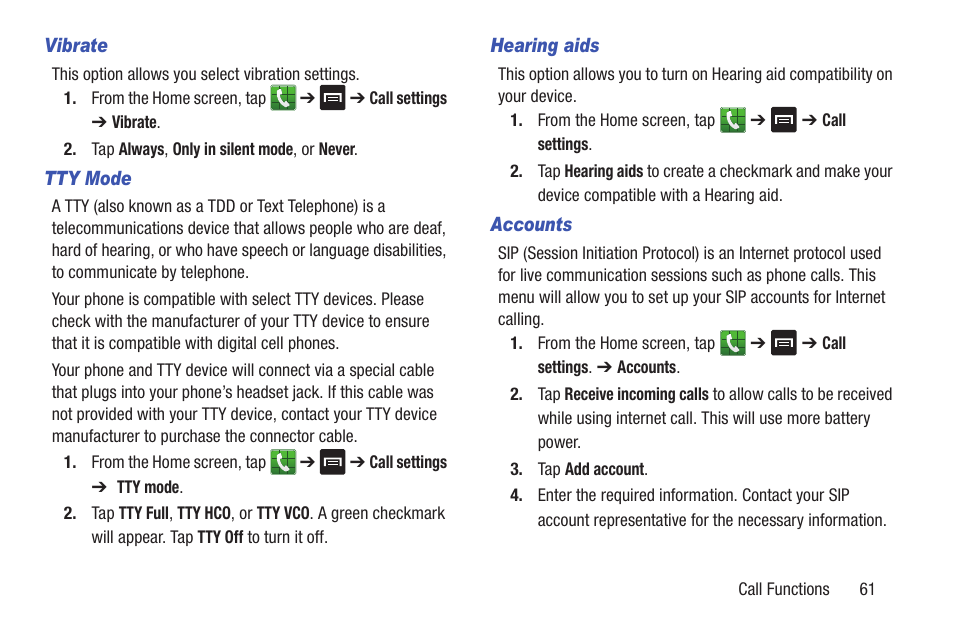 Samsung Galaxy S III User Manual | Page 67 / 232