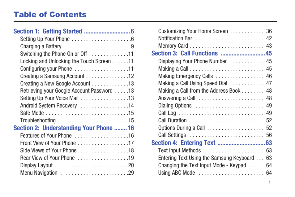 Samsung Galaxy S III User Manual | Page 7 / 232