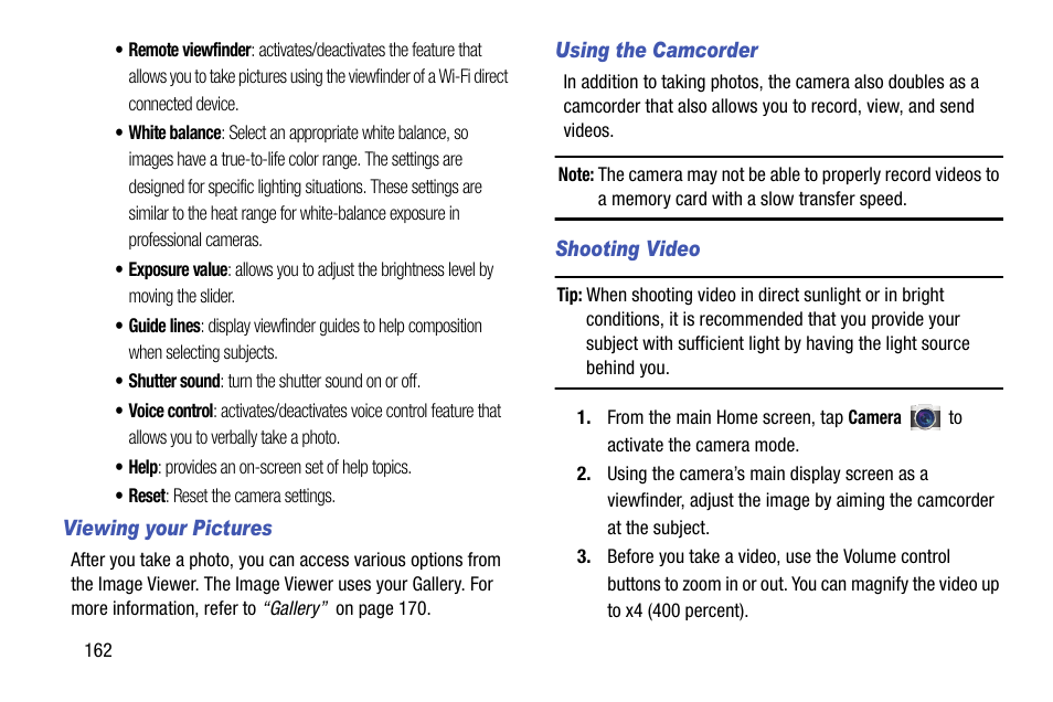 Samsung galaxy S5 User Manual | Page 170 / 214